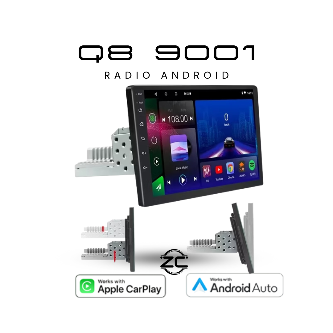 Radio Android Q8 9001 9" 1 DIM